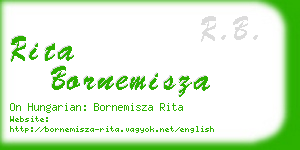 rita bornemisza business card